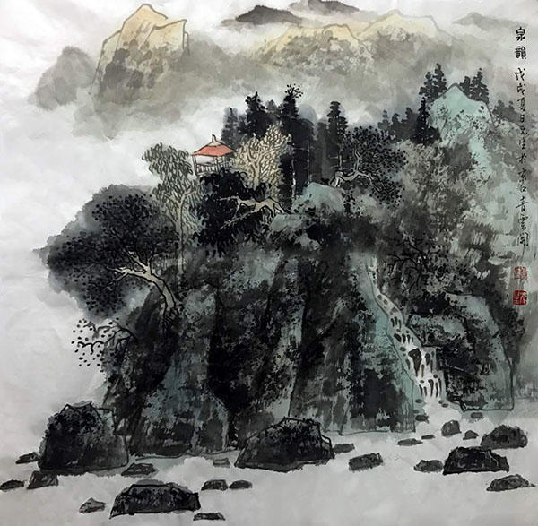 笔墨晕染山河的苍茫